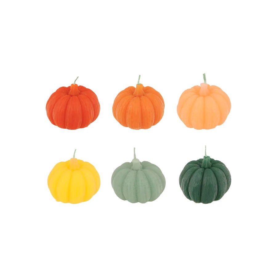 Mini Rainbow Pumpkin Candles by Meri Meri at Confetti Gift and Party