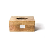 Mini Rectangle Wood Tissue Box by Happy Everything at Confetti Gift and Party