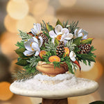 Mini Winter Magnolia Pop Up Greeting Card by FreshCut Paper LLC at Confetti Gift and Party Tuscaloosa Alabama