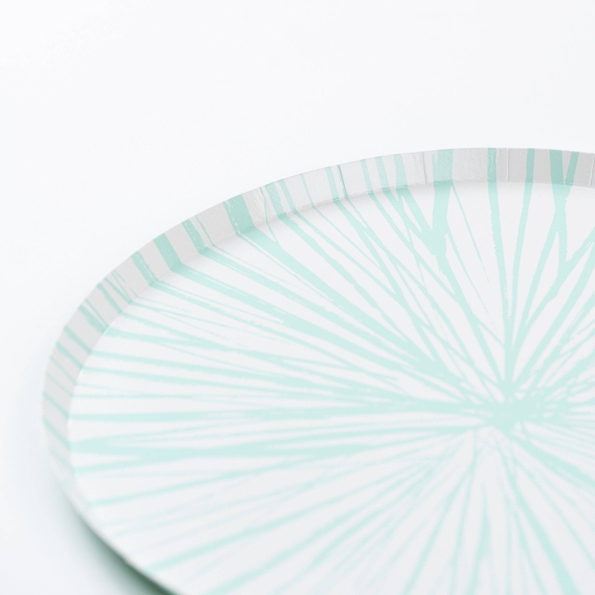 Mint Radiance Paper Dinner Plates by Gatherings by Curated Paperie at Confetti Gift and Party Tuscaloosa Alabama