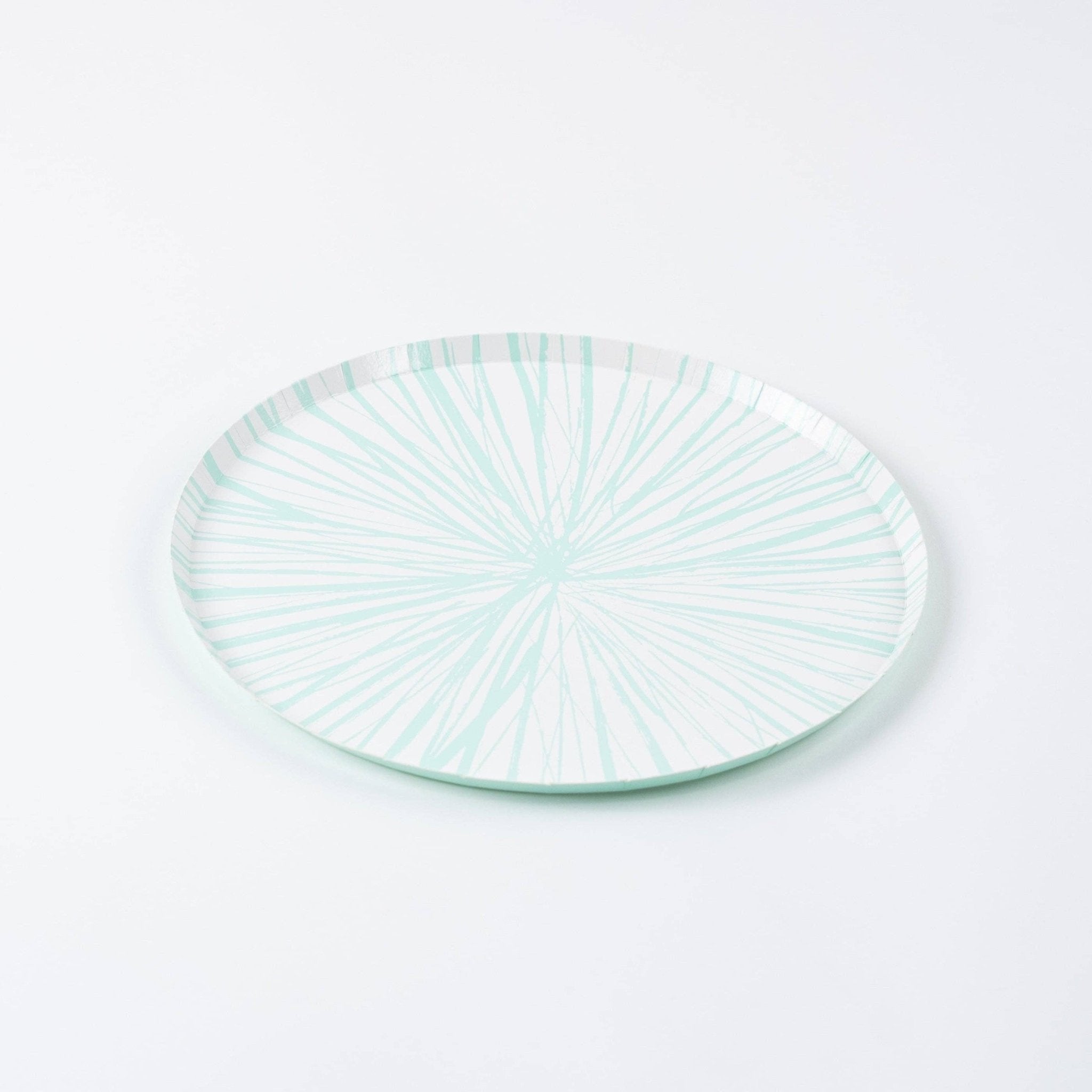 Mint Radiance Paper Dinner Plates by Gatherings by Curated Paperie at Confetti Gift and Party Tuscaloosa Alabama