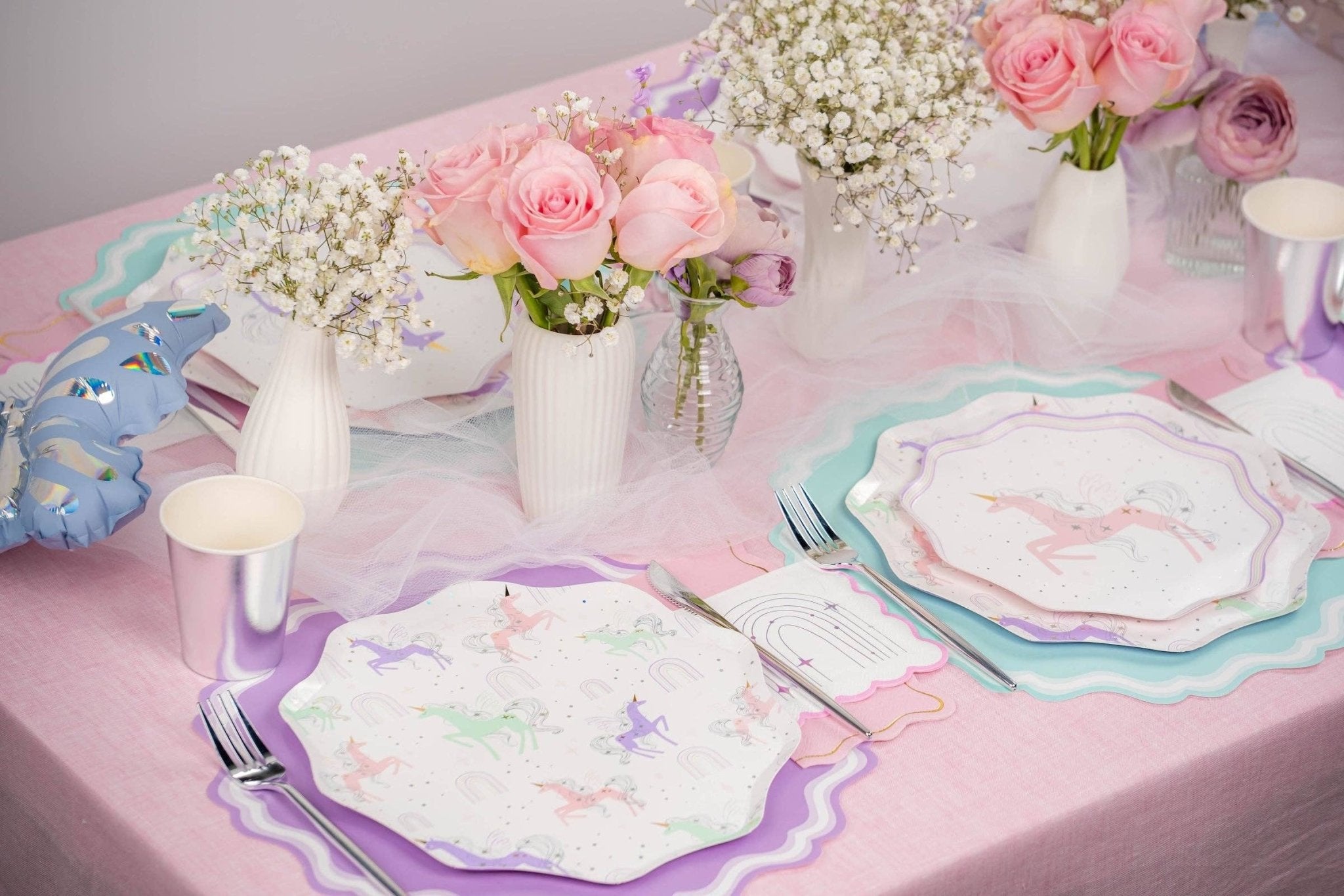 Mint Scallop Paper Placemats by Gatherings by Curated Paperie at Confetti Gift and Party Tuscaloosa Alabama