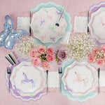 Mint Scallop Paper Placemats by Gatherings by Curated Paperie at Confetti Gift and Party Tuscaloosa Alabama