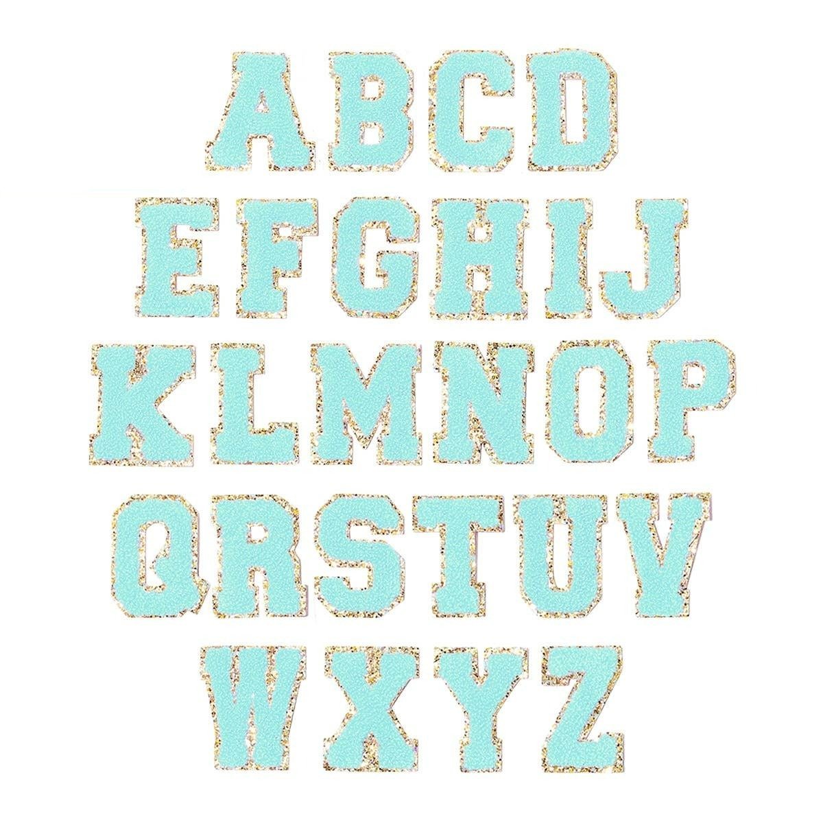 Mint Varsity Letter Patches by Viv&Lou at Confetti Gift and Party