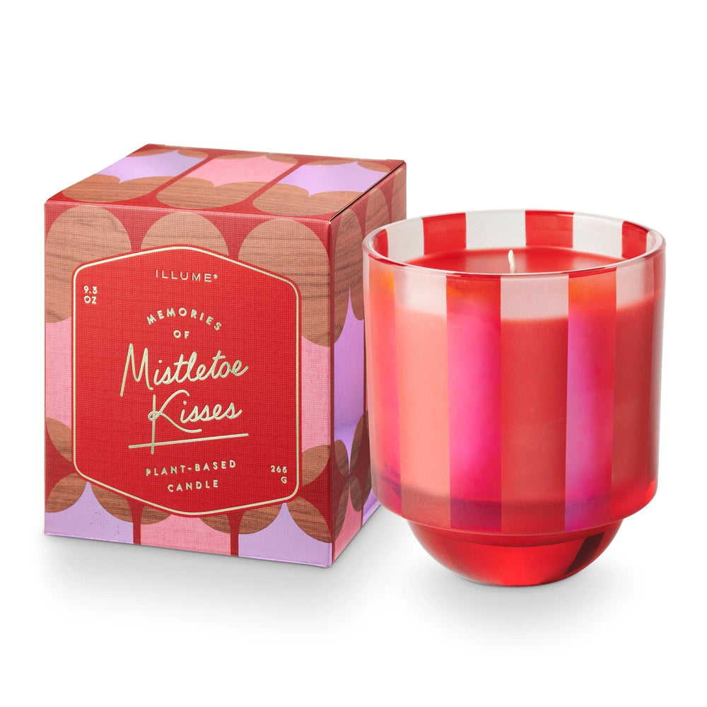 Mistletoe Kisses Memory Lane Boxed Candle by Illume at Confetti Gift and Party