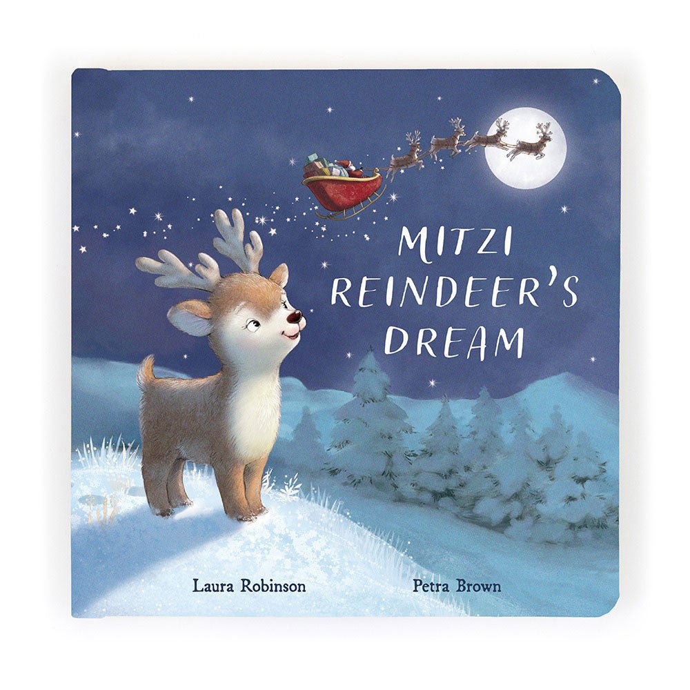 Mitzi's Reindeer's Dream Book by JellyCat at Confetti Gift and Party