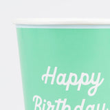 Mixed Happy Birthday Cups by Meri Meri at Confetti Gift and Party Tuscaloosa Alabama