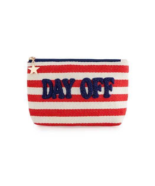 MORGAN "DAY OFF" SMALL ZIP POUCH by Shiraleah at Confetti Gift and Party Tuscaloosa Alabama