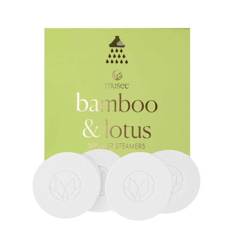 Musee - Bamboo & Lotus Shower Steamers by Musee Bath at Confetti Gift and Party Tuscaloosa Alabama
