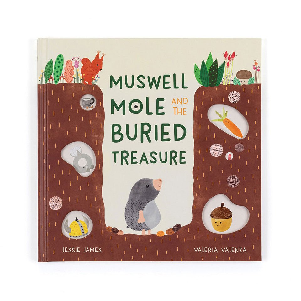 Muswell Mole and the Buried Treasure by JellyCat at Confetti Gift and Party Tuscaloosa Alabama