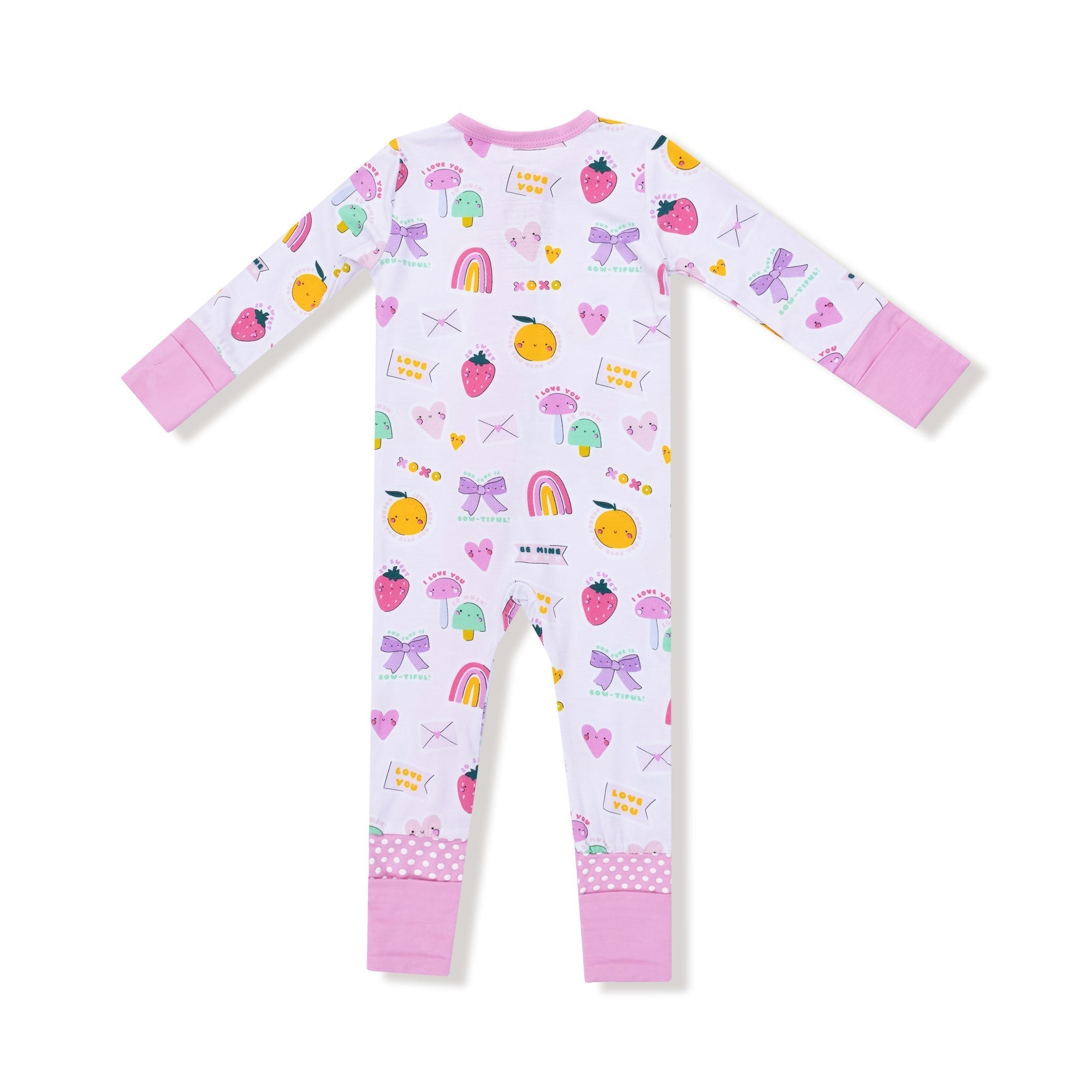 My Funny Valentine Pink Convertible Romper by Angel Dear at Confetti Gift and Party Tuscaloosa Alabama