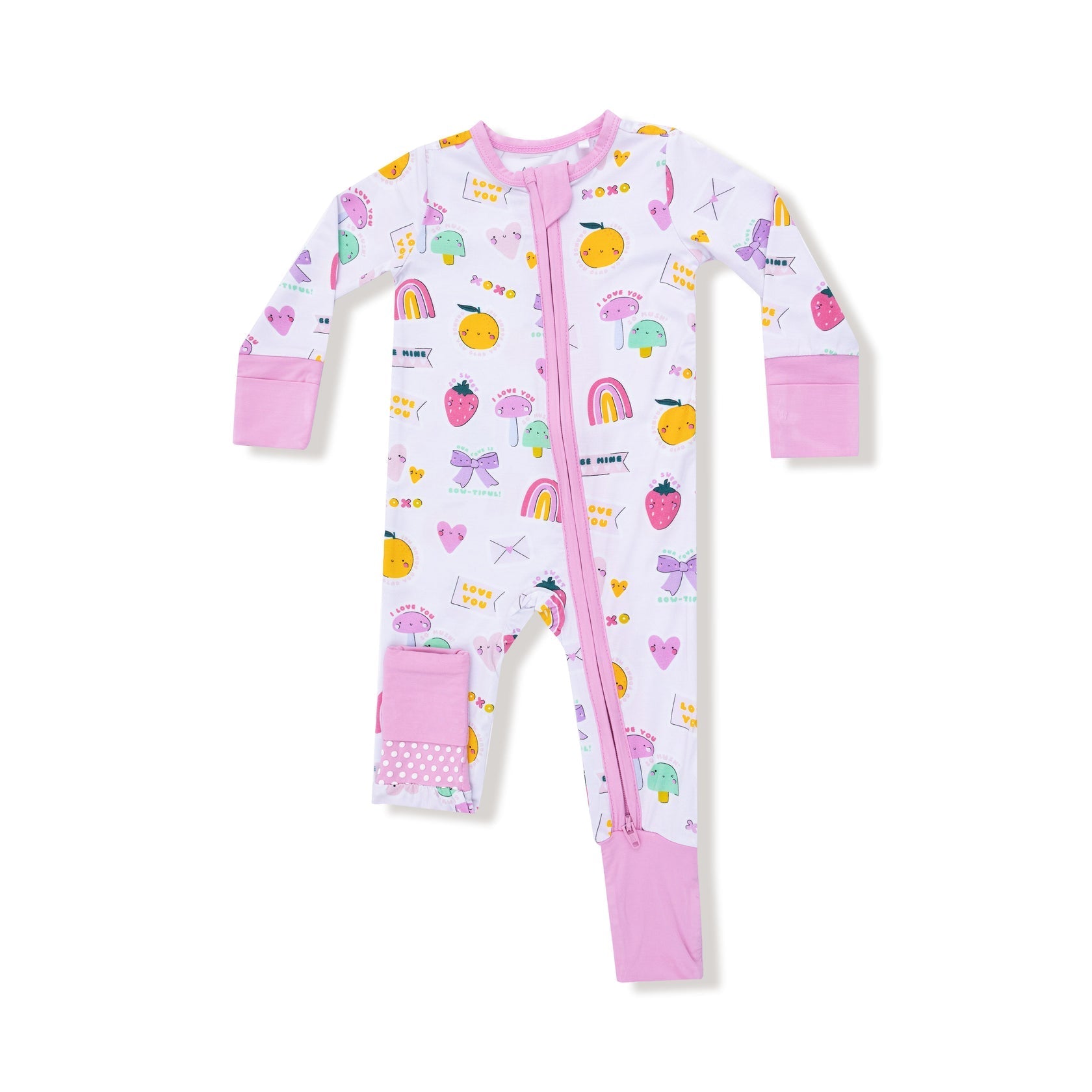 My Funny Valentine Pink Convertible Romper by Angel Dear at Confetti Gift and Party Tuscaloosa Alabama