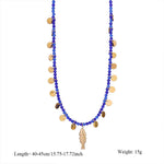 Natural Stone Necklace with Fish Pendant by ACCITY at Confetti Gift and Party Tuscaloosa Alabama