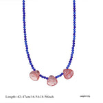 Natural Stone Necklace with Fish Pendant by ACCITY at Confetti Gift and Party Tuscaloosa Alabama