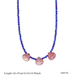 Natural Stone Necklace with Fish Pendant by ACCITY at Confetti Gift and Party Tuscaloosa Alabama