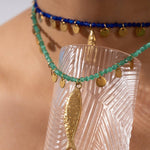 Natural Stone Necklace with Fish Pendant by ACCITY at Confetti Gift and Party Tuscaloosa Alabama