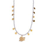 Natural Stone Necklace with Fish Pendant by ACCITY at Confetti Gift and Party Tuscaloosa Alabama