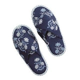 Navy Block Print Slippers by Mud Pie at Confetti Gift and Party Tuscaloosa Alabama