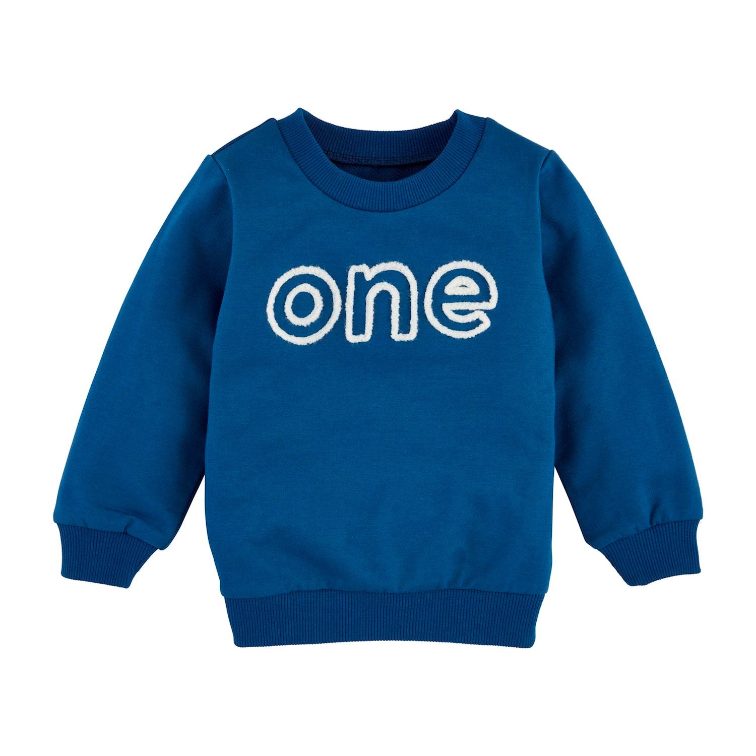 Navy One Lightweight Sweatshirt by Mud Pie at Confetti Gift and Party Tuscaloosa Alabama