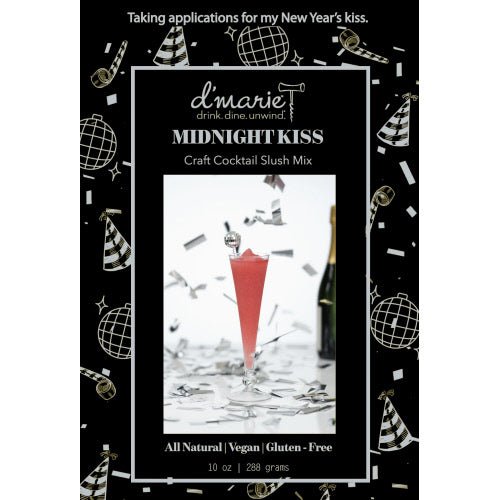 New Year's Midnight Kiss Cocktail Slush Mix by D'Marie at Confetti Gift and Party Tuscaloosa Alabama