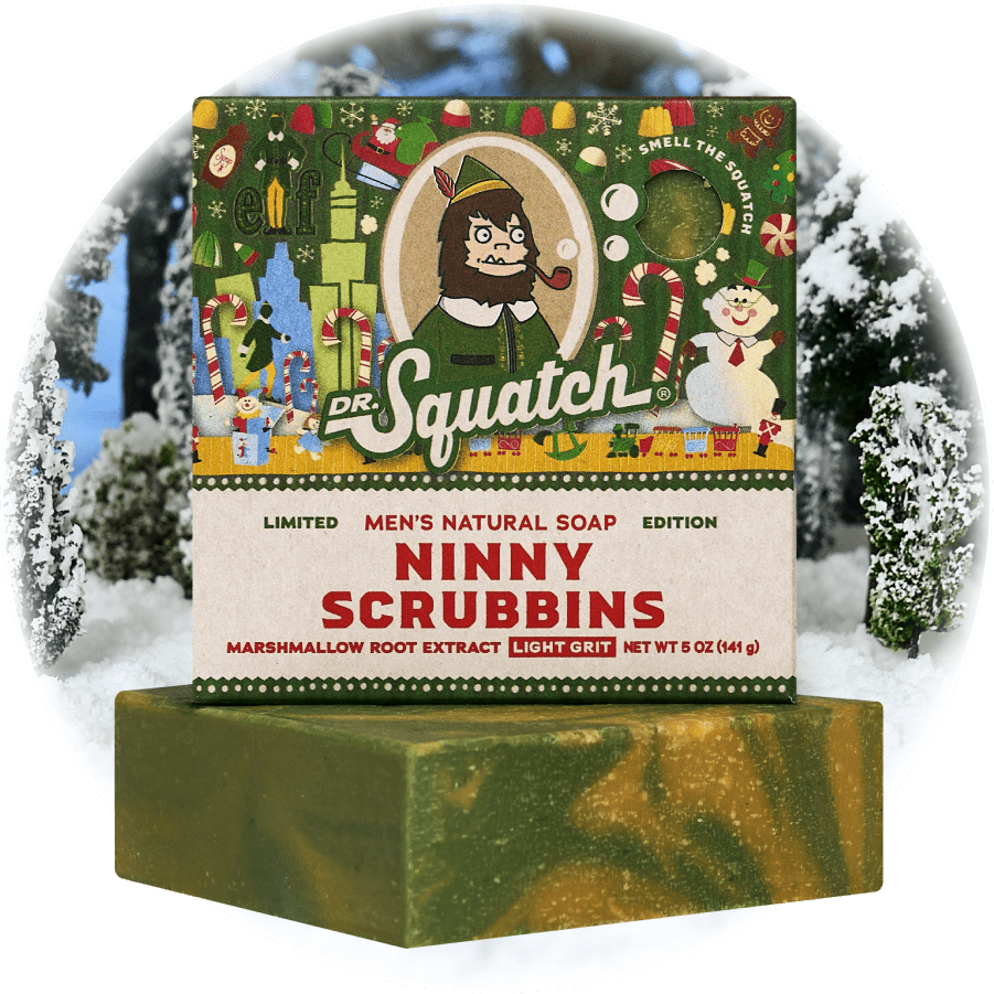 Ninny Scrubbins Bar Soap by Dr Squatch at Confetti Gift and Party Tuscaloosa Alabama