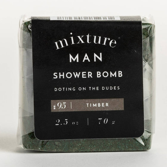 No 95 Timber - Mixture Man Shower Bomb by Mixture Home at Confetti Gift and Party