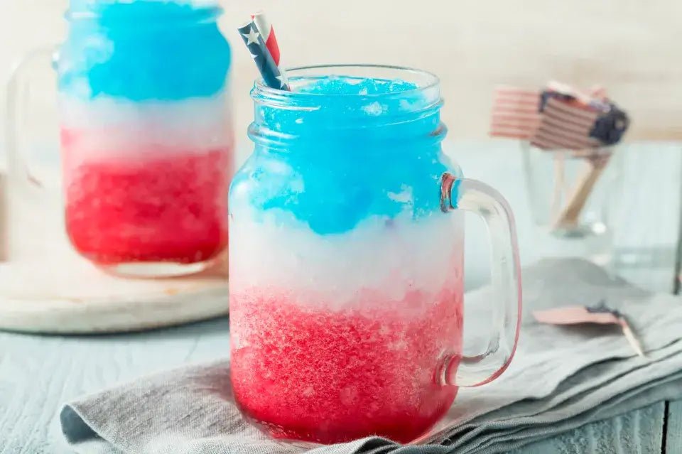 Noble Mick's - Craft Beverage Company - Red, White & Blue Summer Pina Colada Frozen Cocktail by Noble Mick's - Craft Beverage Company at Confetti Gift and Party Tuscaloosa Alabama
