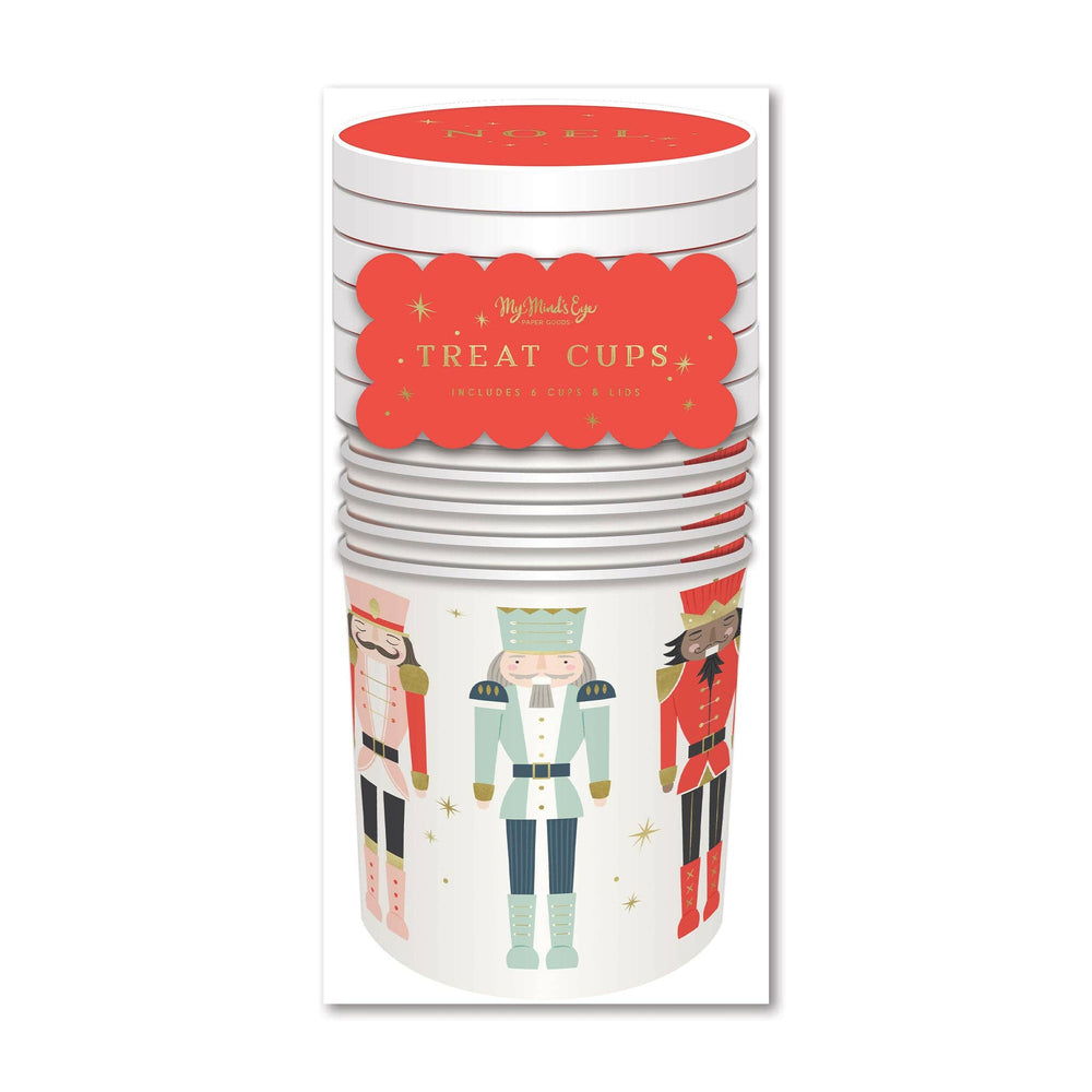 Nutcrackers Treat Cups (6 ct) by My Mind’s Eye at Confetti Gift and Party