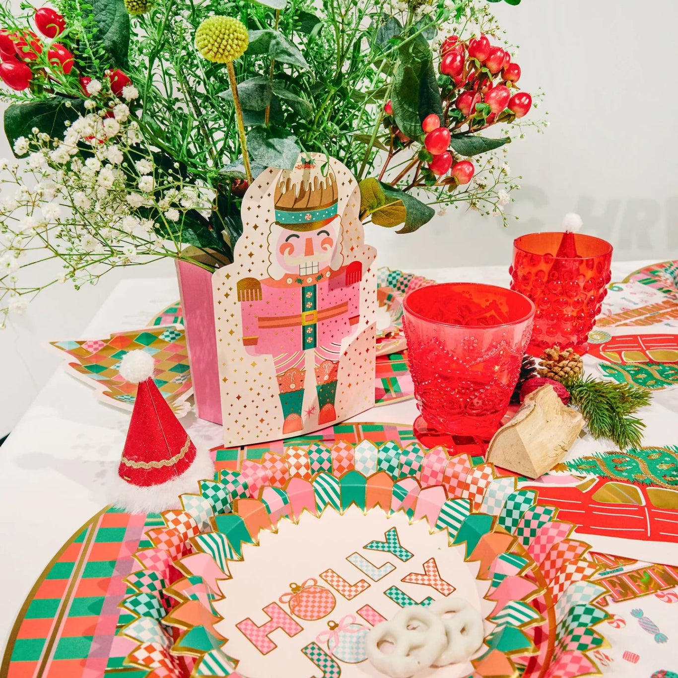 Nuts For The Holiday Vase Sleeve Set by Packed Party at Confetti Gift and Party Tuscaloosa Alabama