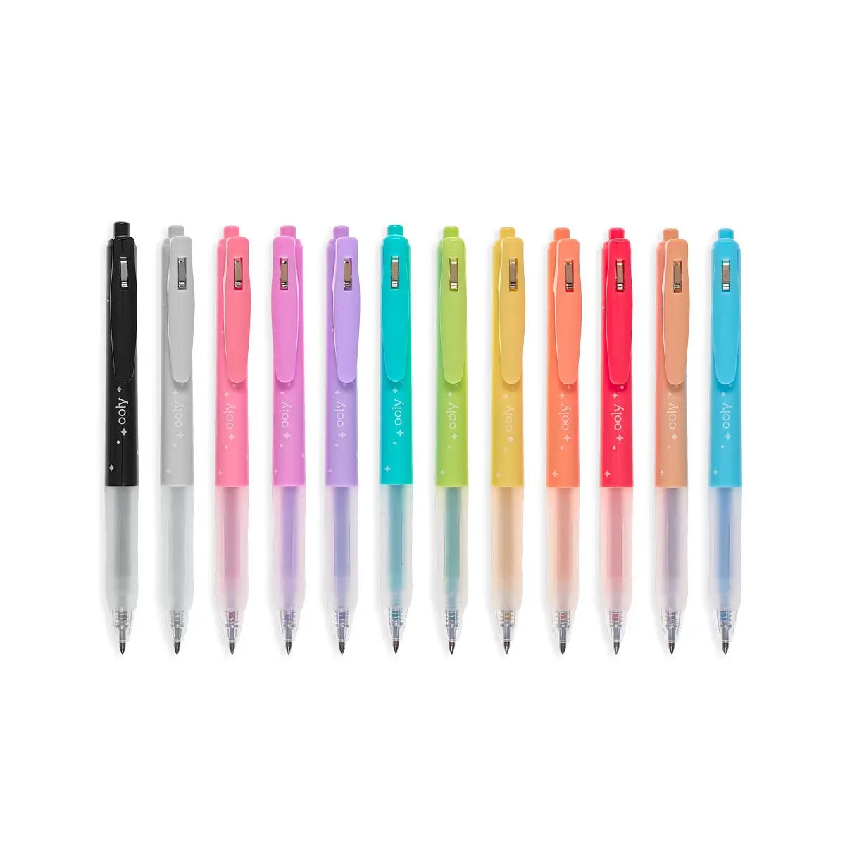 Oh My Glitter Retractable Gel Pens - 12 Count by OOLY at Confetti Gift and Party Tuscaloosa Alabama