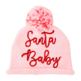 “Oh So Merry” or "Santa Baby" Toddler Holiday Hat – Knit with Pom Pom Top by Mud Pie at Confetti Gift and Party Tuscaloosa Alabama