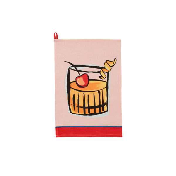 Old Color Trim Cocktail Towel by Mud Pie at Confetti Gift and Party Tuscaloosa Alabama