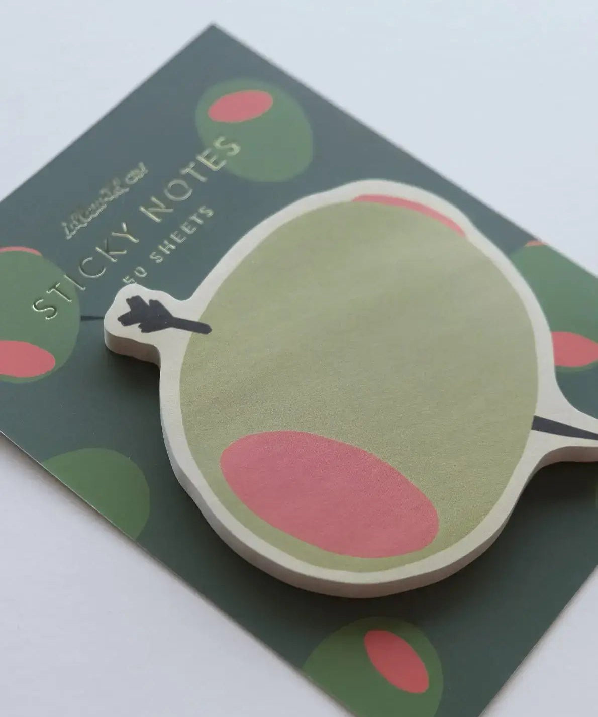 Olive Die - Cut Sticky Notepad by Idlewild Co. at Confetti Gift and Party Tuscaloosa Alabama