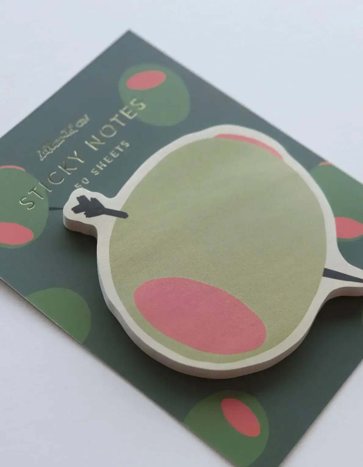 Olive Die - Cut Sticky Notepad by Idlewild Co. at Confetti Gift and Party Tuscaloosa Alabama