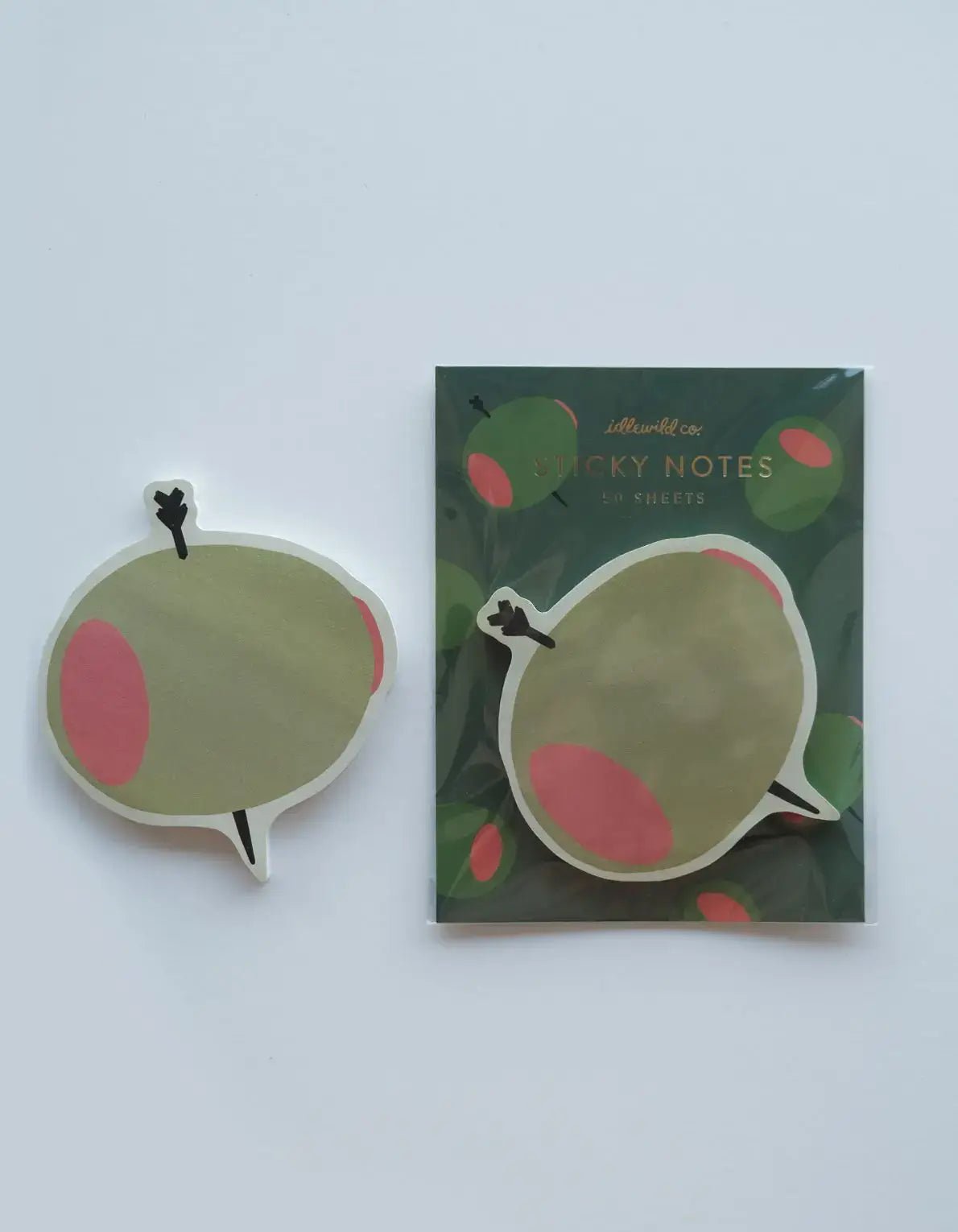 Olive Die - Cut Sticky Notepad by Idlewild Co. at Confetti Gift and Party Tuscaloosa Alabama