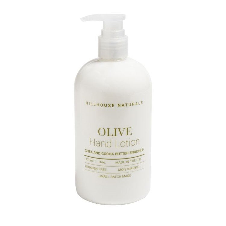 Olive Hand Lotion 16oz. by Hillhouse Naturals/Field+Fleur at Confetti Gift and Party