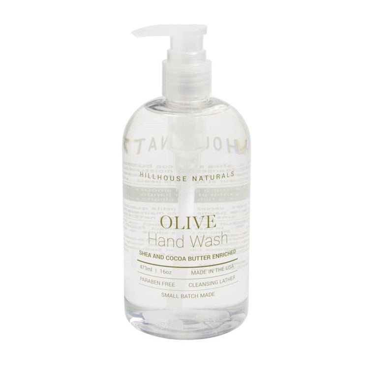 Olive Hand Wash 16oz. by Hillhouse Naturals/Field+Fleur at Confetti Gift and Party