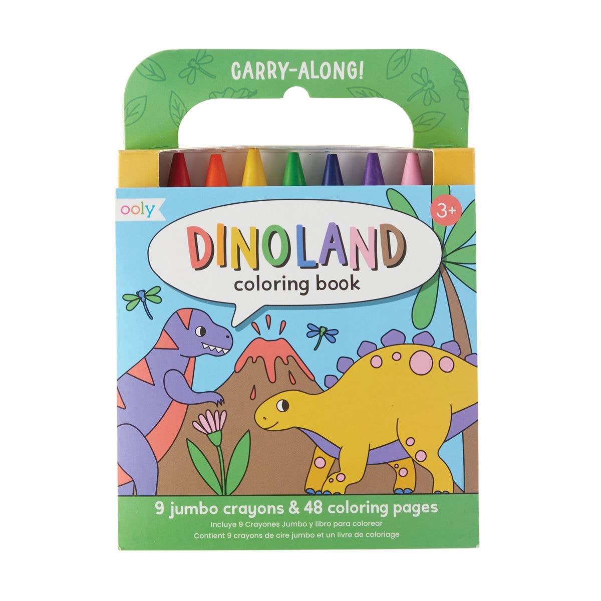 OOLY - Carry Along Crayon & Coloring Book Kit - Dinoland by OOLY at Confetti Gift and Party Tuscaloosa Alabama