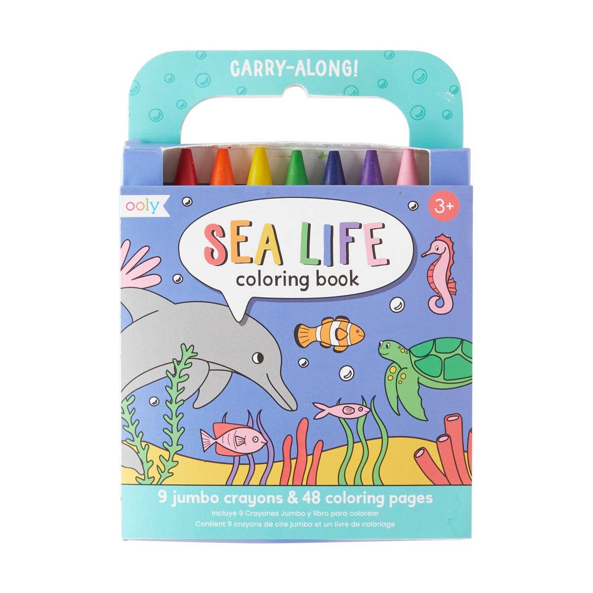 OOLY - Carry Along Crayon & Coloring Book Kit - Sea Life by OOLY at Confetti Gift and Party Tuscaloosa Alabama