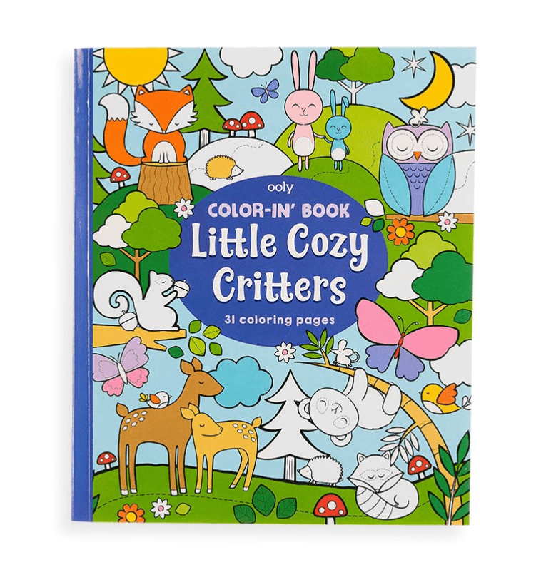 OOLY - Color - in' Book: Little Cozy Critters by OOLY at Confetti Gift and Party Tuscaloosa Alabama