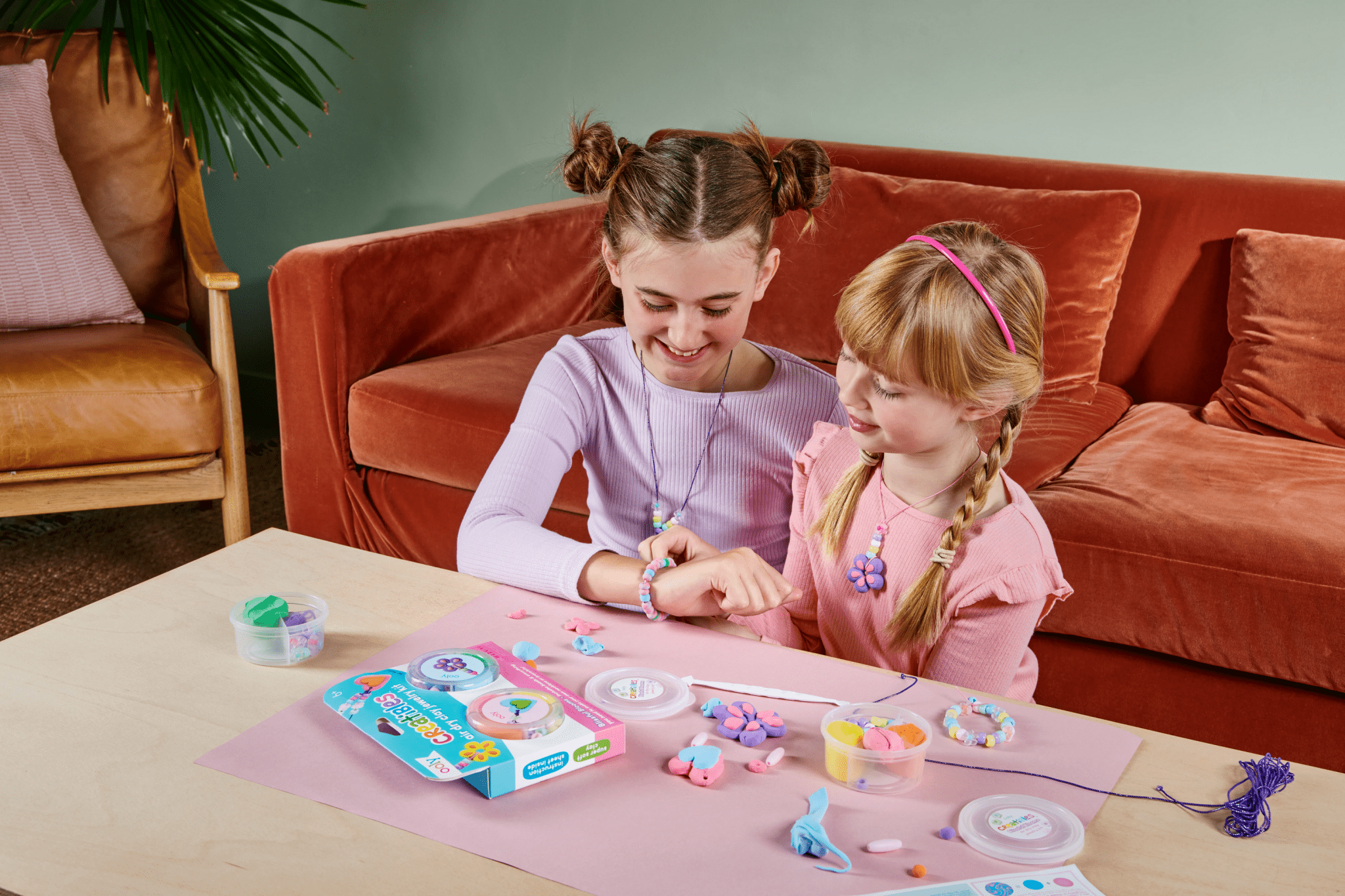 OOLY - Creatibles Air Dry Clay Jewelry Kit - Blissful Bloom by OOLY at Confetti Gift and Party Tuscaloosa Alabama