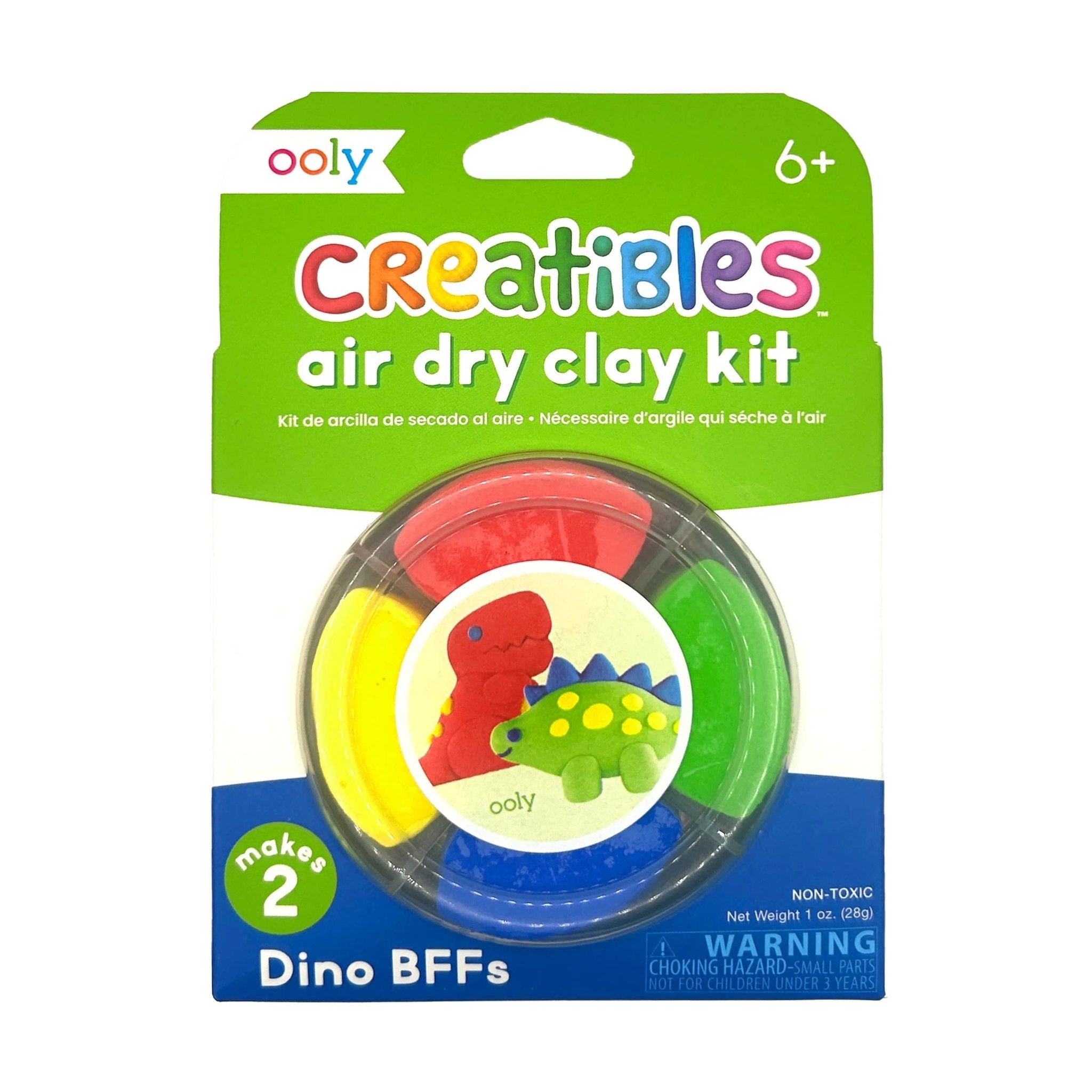 OOLY - Creatibles D.I.Y. Air - Dry Clay Kit: Dino. BFFs by OOLY at Confetti Gift and Party Tuscaloosa Alabama