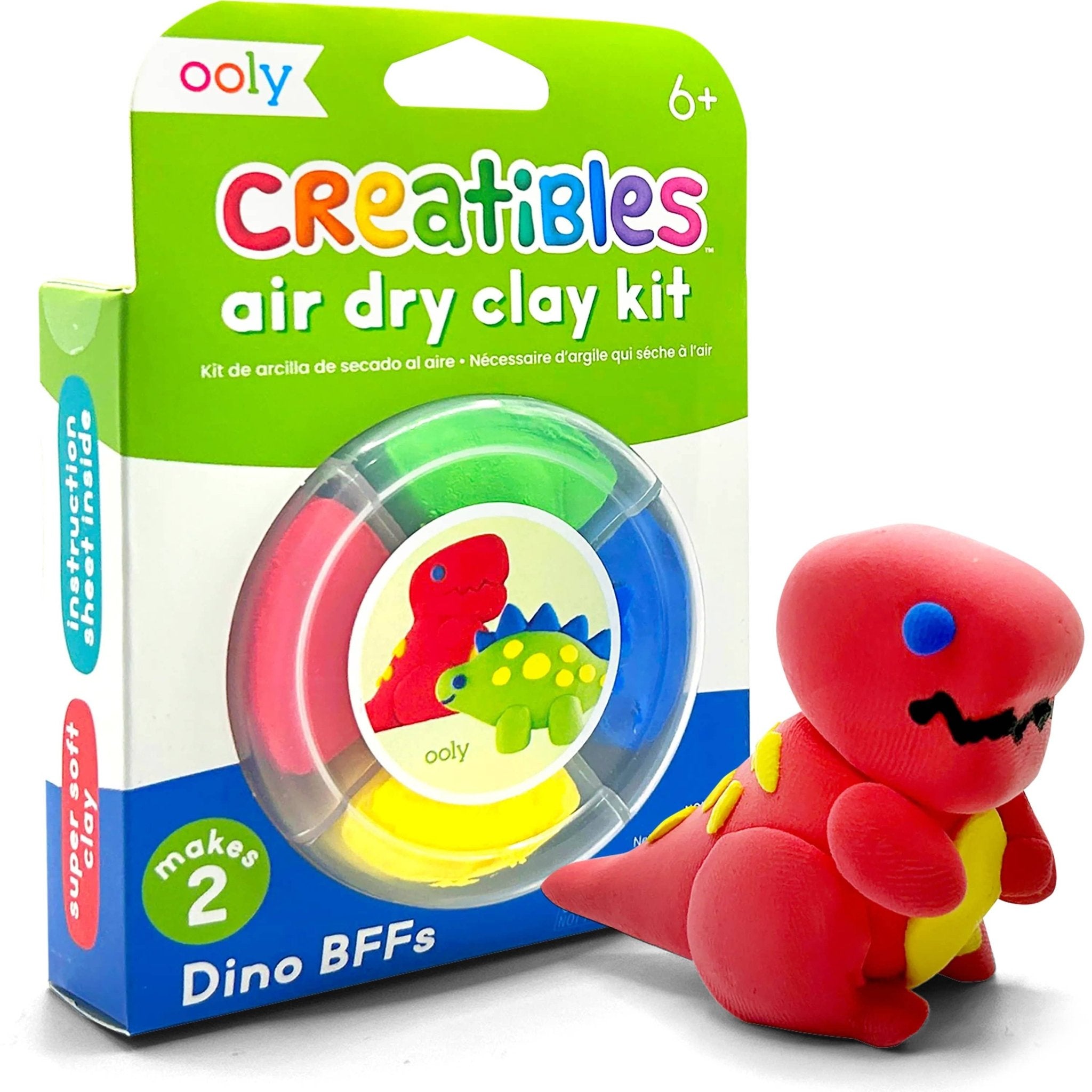 OOLY - Creatibles D.I.Y. Air - Dry Clay Kit: Dino. BFFs by OOLY at Confetti Gift and Party Tuscaloosa Alabama