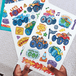 OOLY - Tattoo - Palooza Temporary Tattoos - Monster Truck - 3 Sheets by OOLY at Confetti Gift and Party Tuscaloosa Alabama
