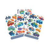 OOLY - Tattoo - Palooza Temporary Tattoos - Monster Truck - 3 Sheets by OOLY at Confetti Gift and Party Tuscaloosa Alabama