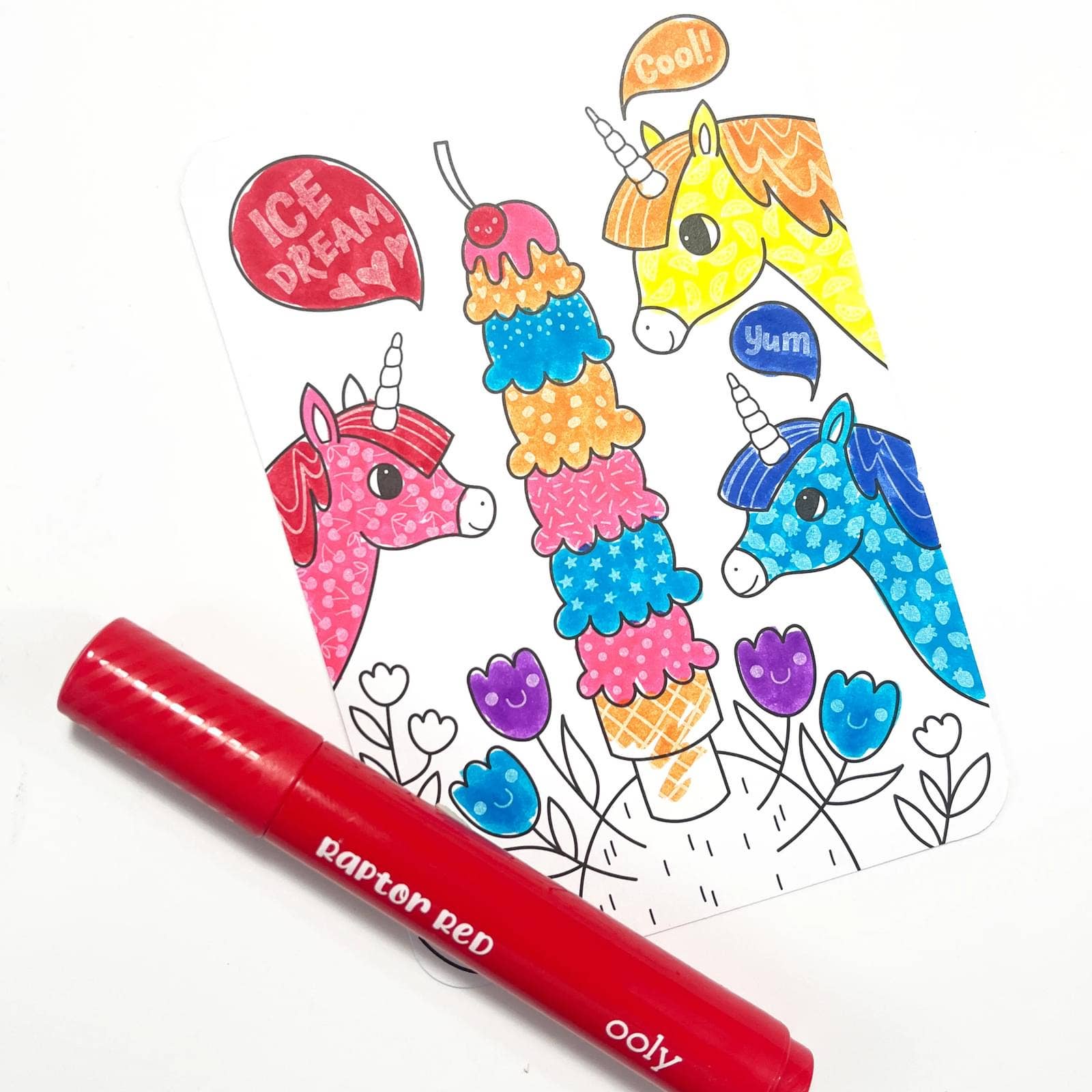 OOLY - Undercover Art Hidden Patterns Coloring - Unicorn Friends by OOLY at Confetti Gift and Party Tuscaloosa Alabama
