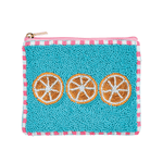 Oranges Beaded Zip Pouch by Mud Pie at Confetti Gift and Party Tuscaloosa Alabama