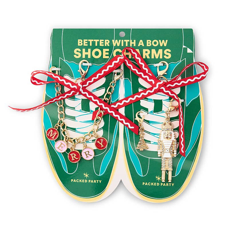 Packed Party - Better with a Bow Shoe Charms – Holiday Edition by Packed Party at Confetti Gift and Party Tuscaloosa Alabama