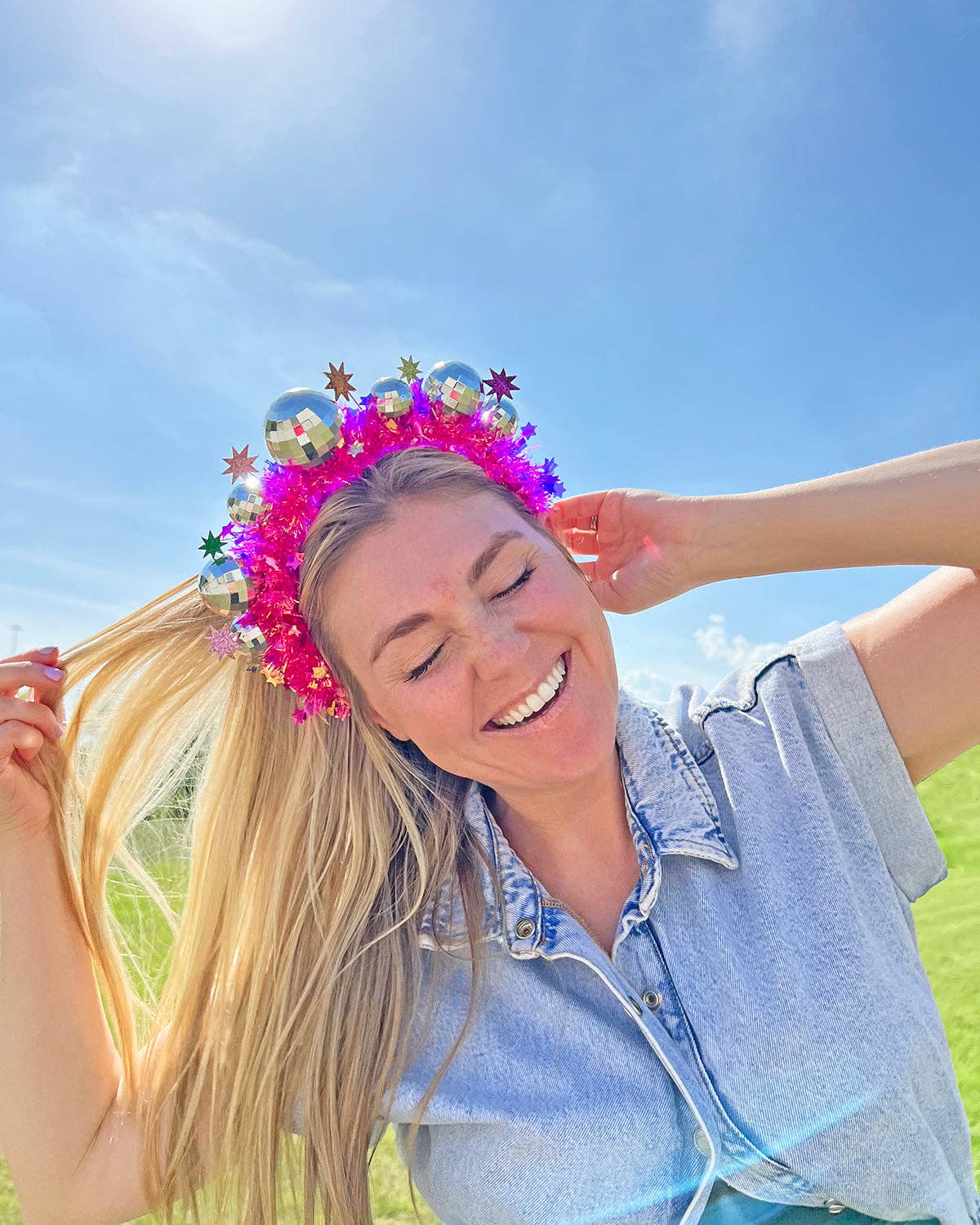 Packed Party - LET IT SHINE DISCO NOVELTY HEADBAND by Packed Party at Confetti Gift and Party Tuscaloosa Alabama