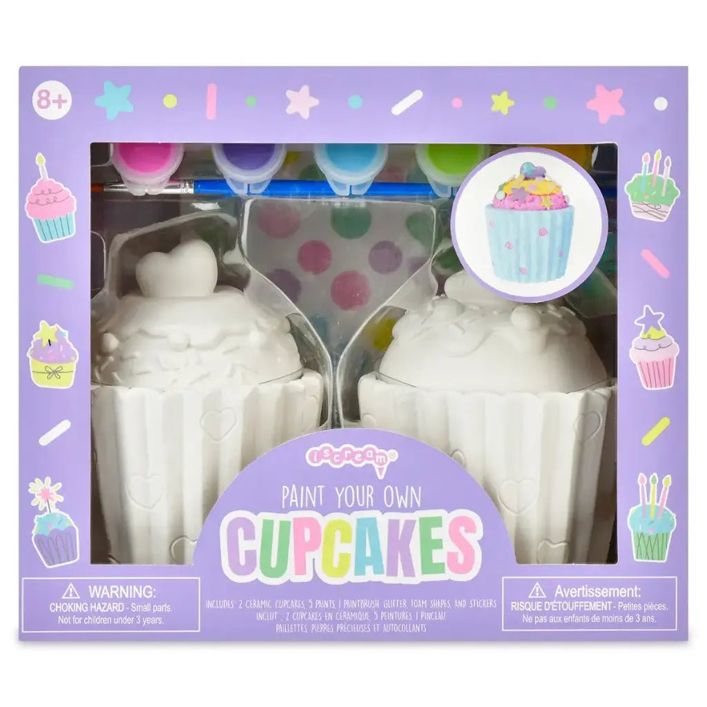 Paint Your Own Cupcakes by Iscream at Confetti Gift and Party Tuscaloosa Alabama